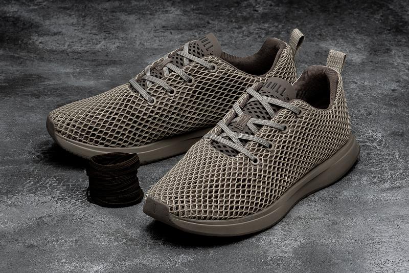 Olive Nobull Clay Mesh Runner Men's Running Shoes | CA Q1063M